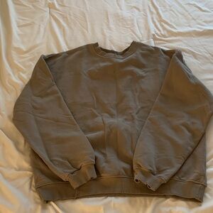 Women's Brown Crewneck Sweater